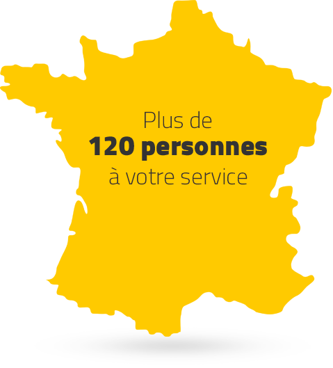 Plus de 120 personnes à votre service